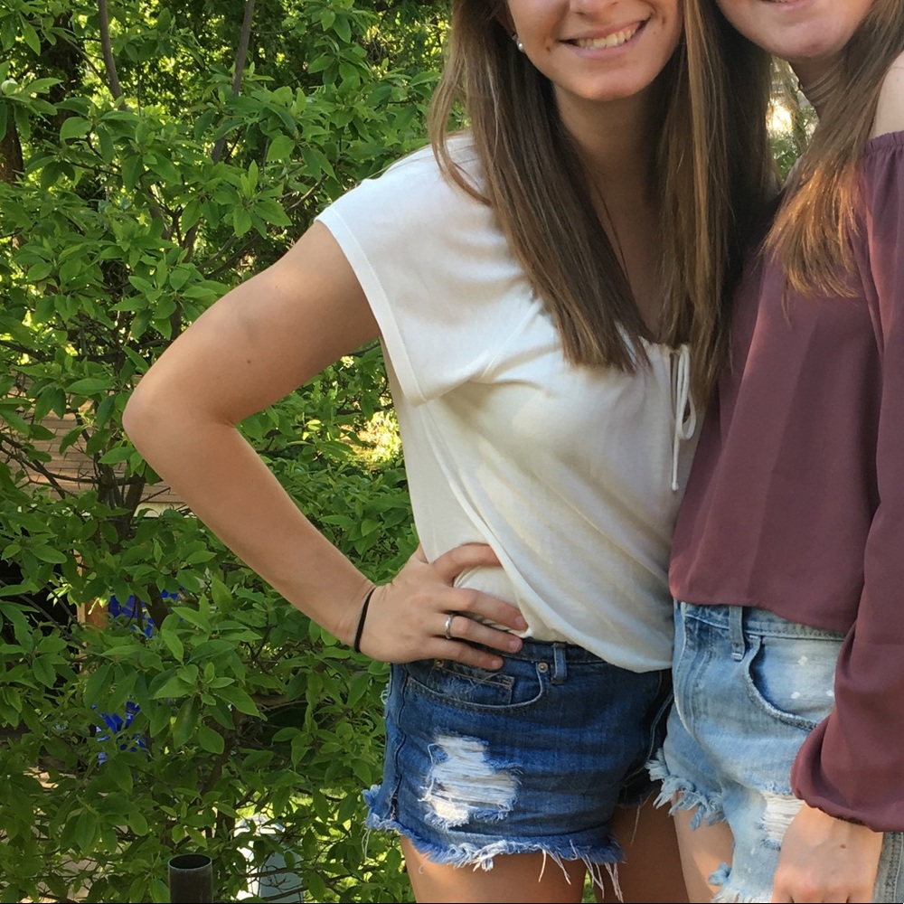 White/Cream Blouse shirt.